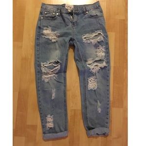One teaspoon ripped jeans